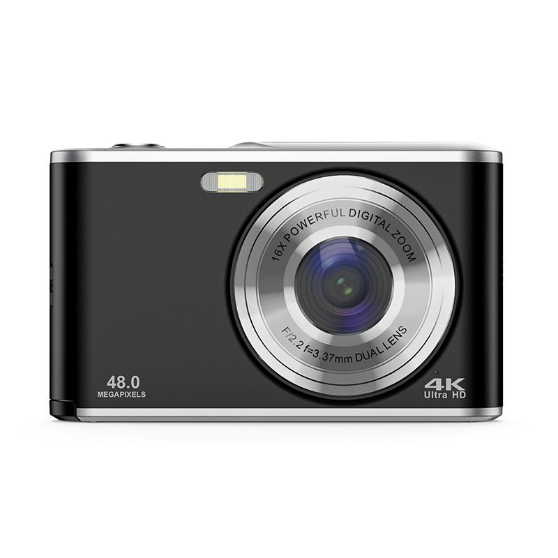 INF 4K 48MP Digital Camera with 16x Zoom - Black