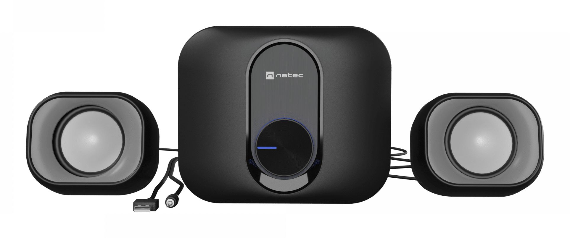Natec NGL-2111 Home Audio System, 3W Mini Speaker, Black
