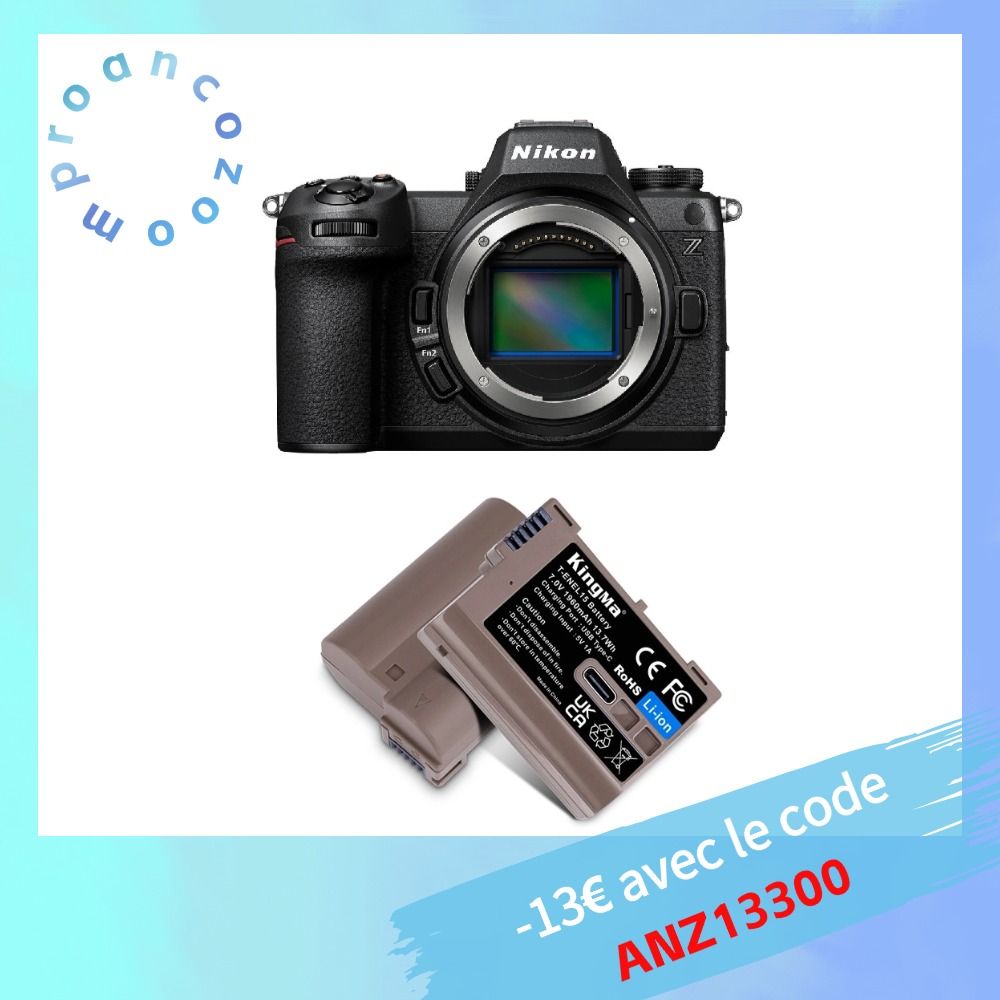 Nikon Z6 III Body + Kingma 1960mAh Battery (Nikon EN-EL15) / USB Type-C Charging Port
