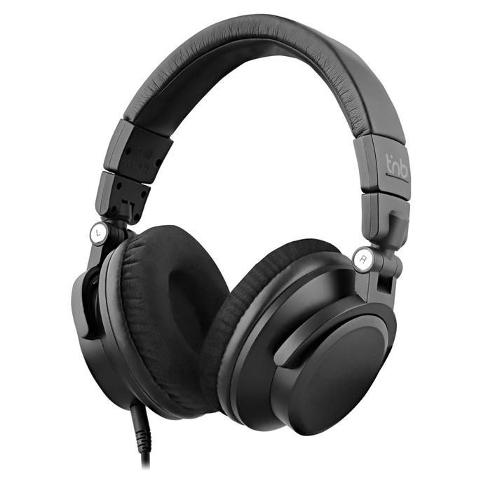 TNB Studio Headphones - Circum-aural Wired Earphones - 3.5mm Jack - Black