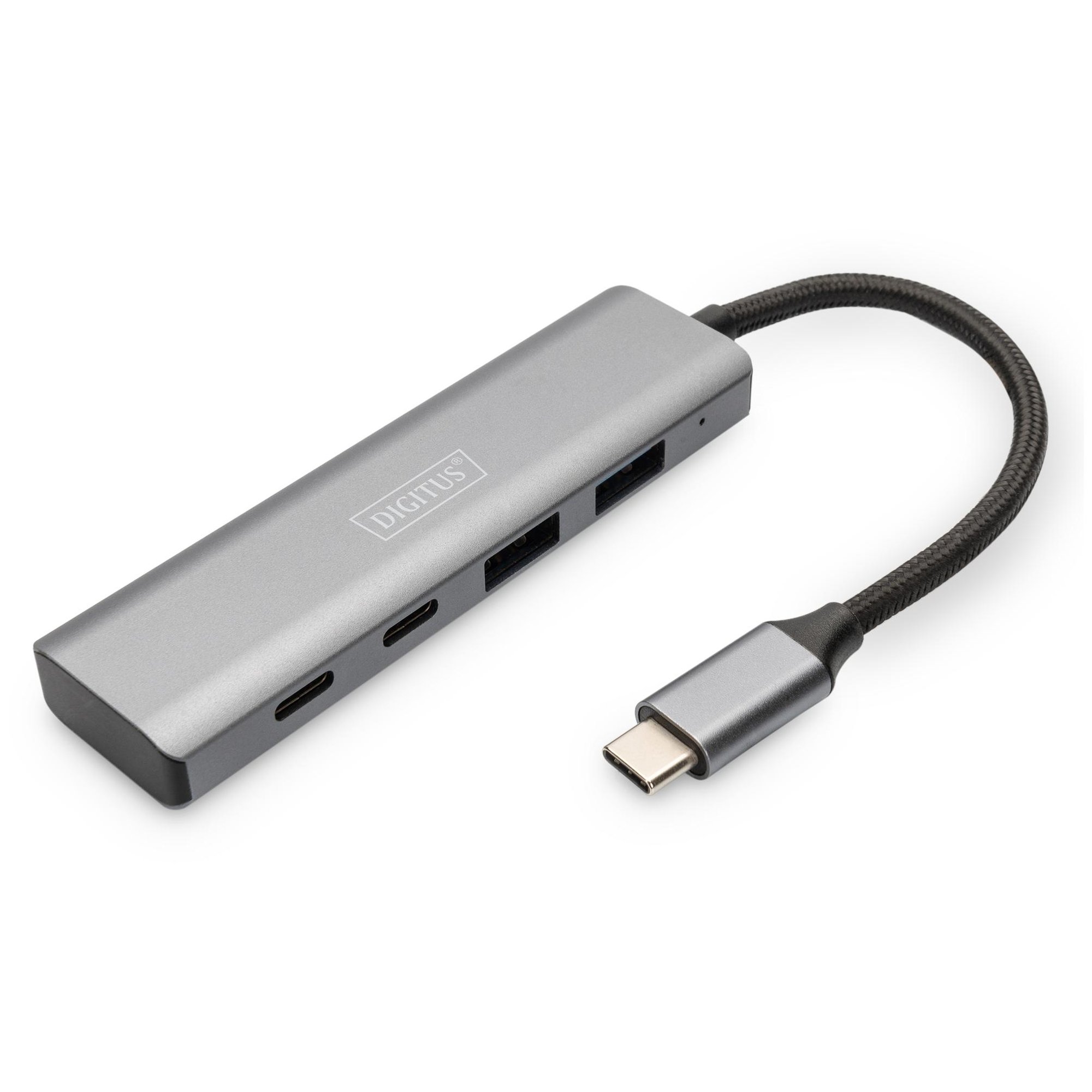 Digitus USB-C Hub (4 Ports) - 2x USB A + 2x USB-C