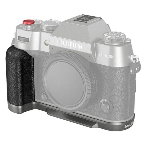 SmallRig Silicone L-Shape Handle for Fujifilm X-T50 (Charcoal Silver)