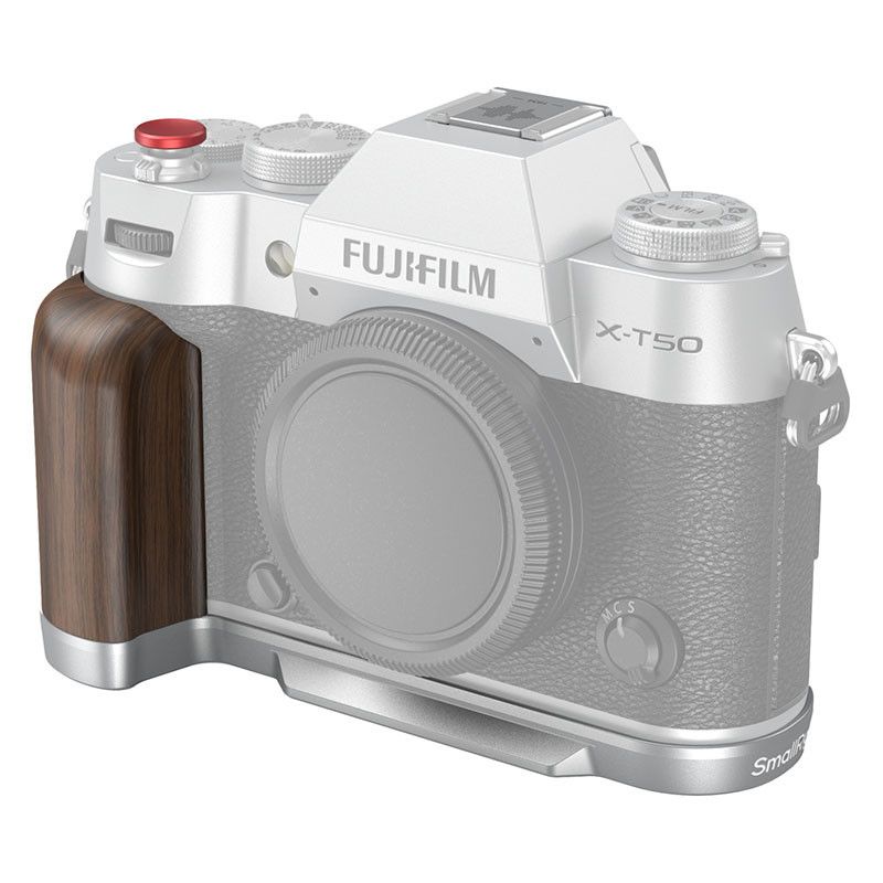 Grip L de madera Smallrig para Fujifilm X-T50 (Plata)