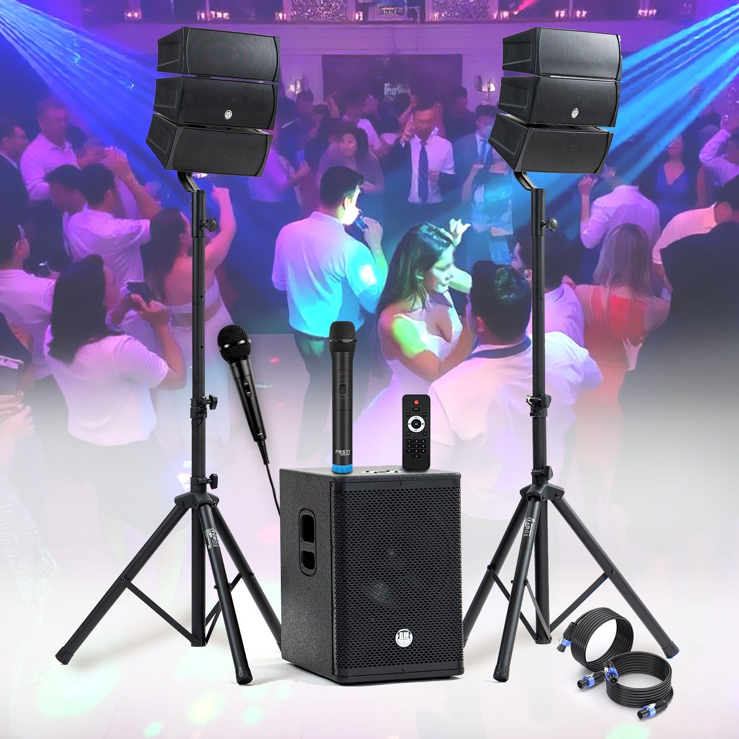 Pack Sono DJ complet 1000W BM SONIC