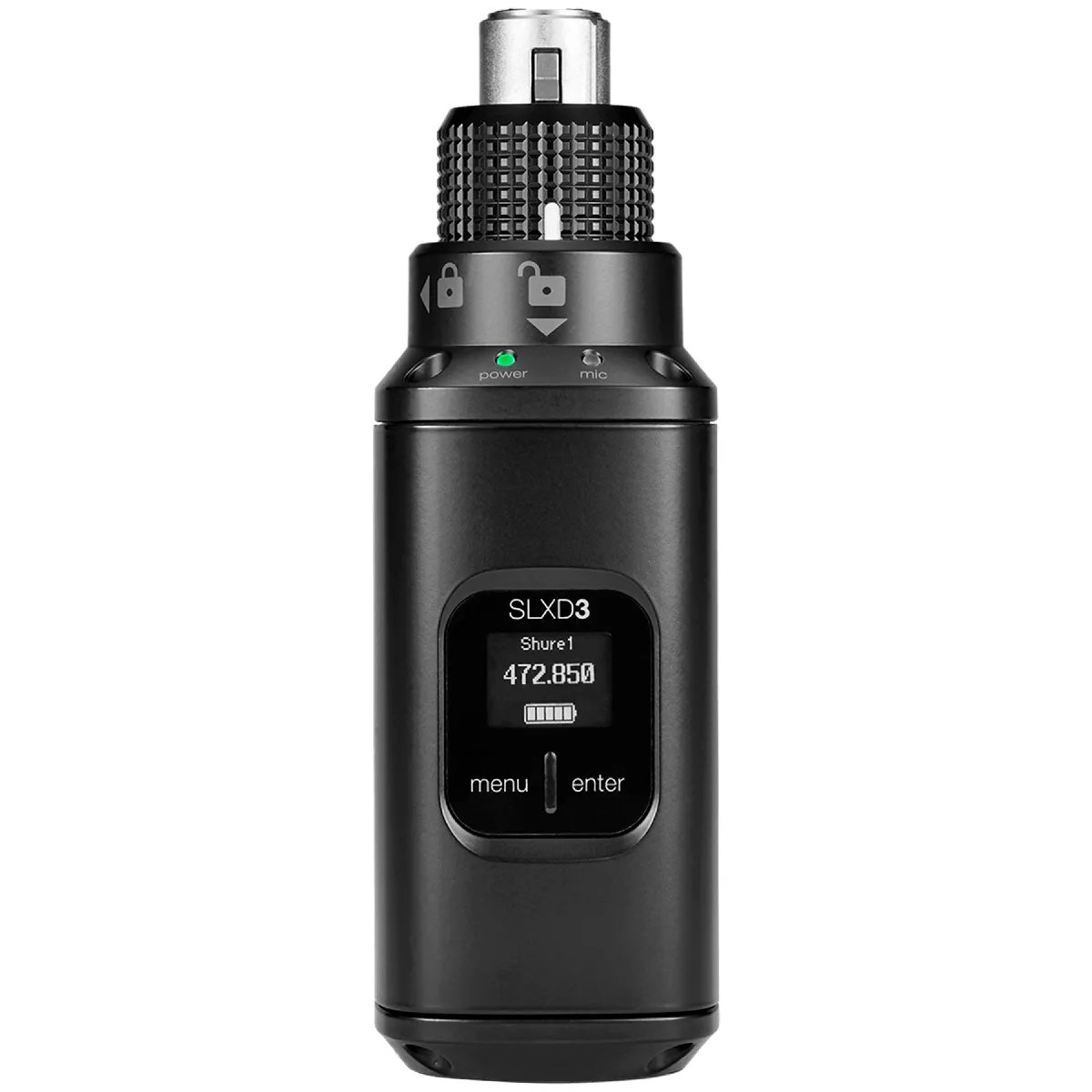 Shure SLXD3 K59 Wireless Transmitter - Plug-on Transmitter - K59 Frequency Band (606-650 MHz)