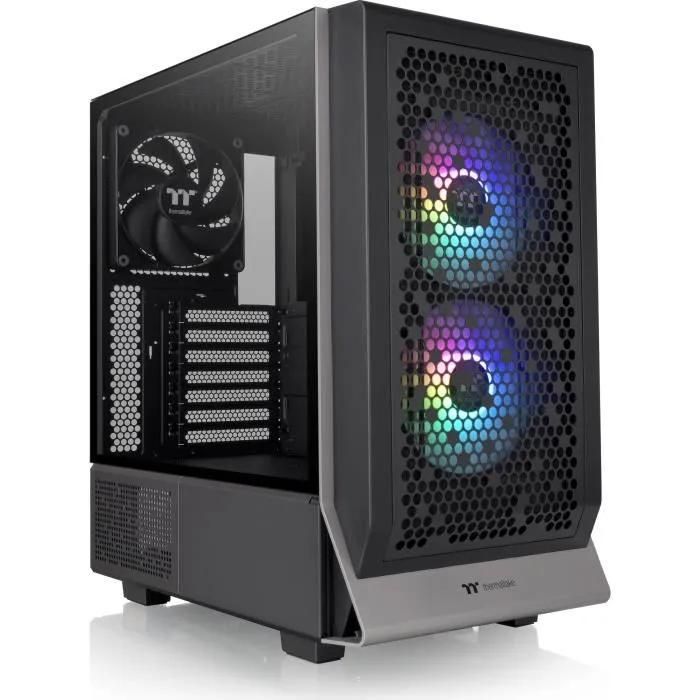 Thermaltake Ceres 300 TG - Mid-Tower Case - Black - RGB - Glass Panel