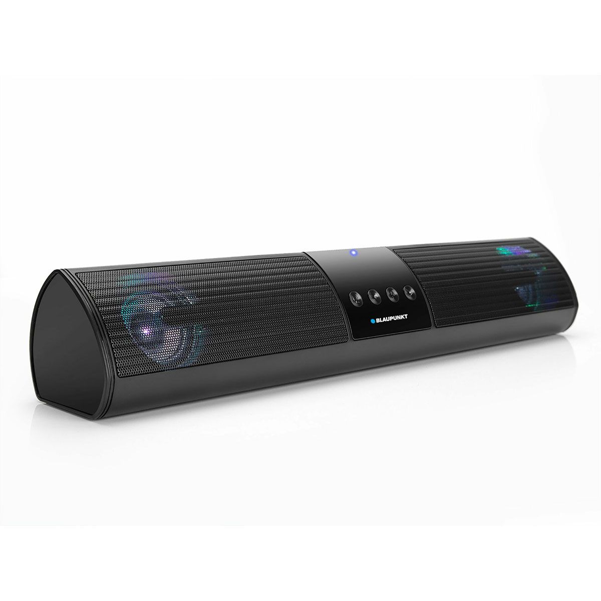 Blaupunkt LED Soundbar 10W Bluetooth 5.0 with Extra Bass and Hands-Free Function - Black