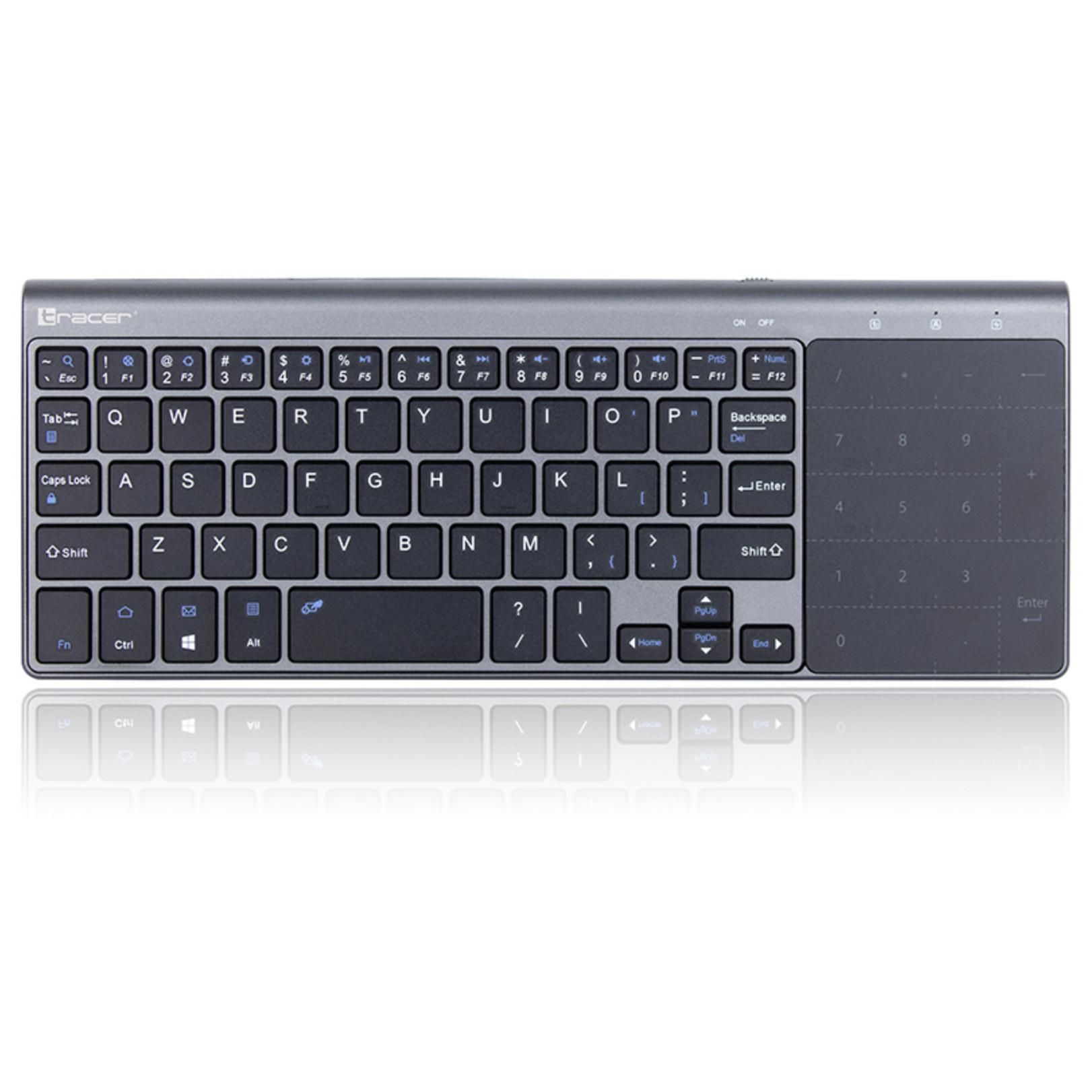 Tracer Wireless Home Keyboard RF QWERTY English Black, Grey