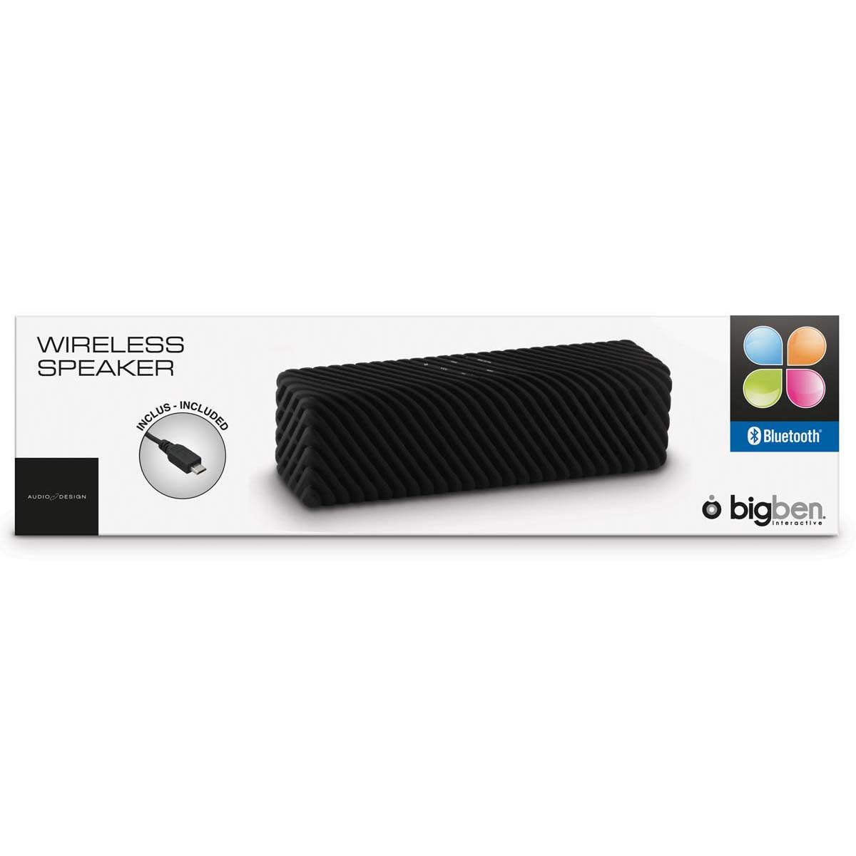BigBen Interactive Bluetooth 3.0 Speaker - Black