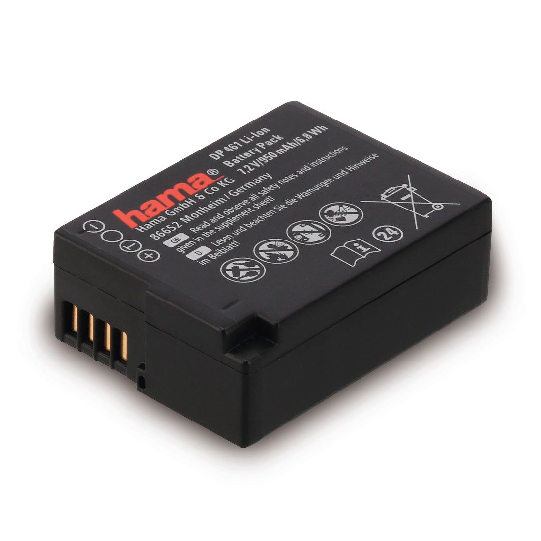 Hama Li-ion Battery 'DP 461' for Panasonic DMW-BLC12