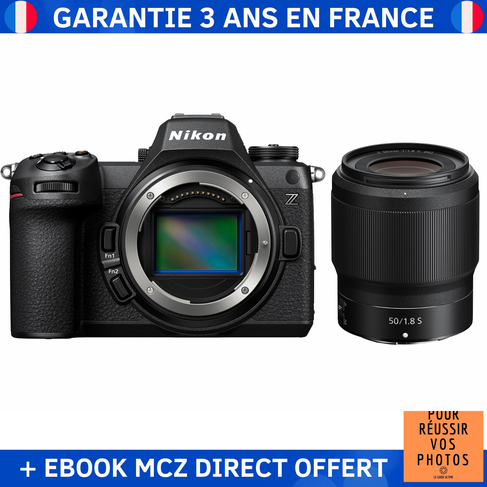 Nikon Z6 III + Z 50mm f/1.8 S Lens + '20 Techniques for Successful Photos' Ebook - Nikon Hybrid Camera