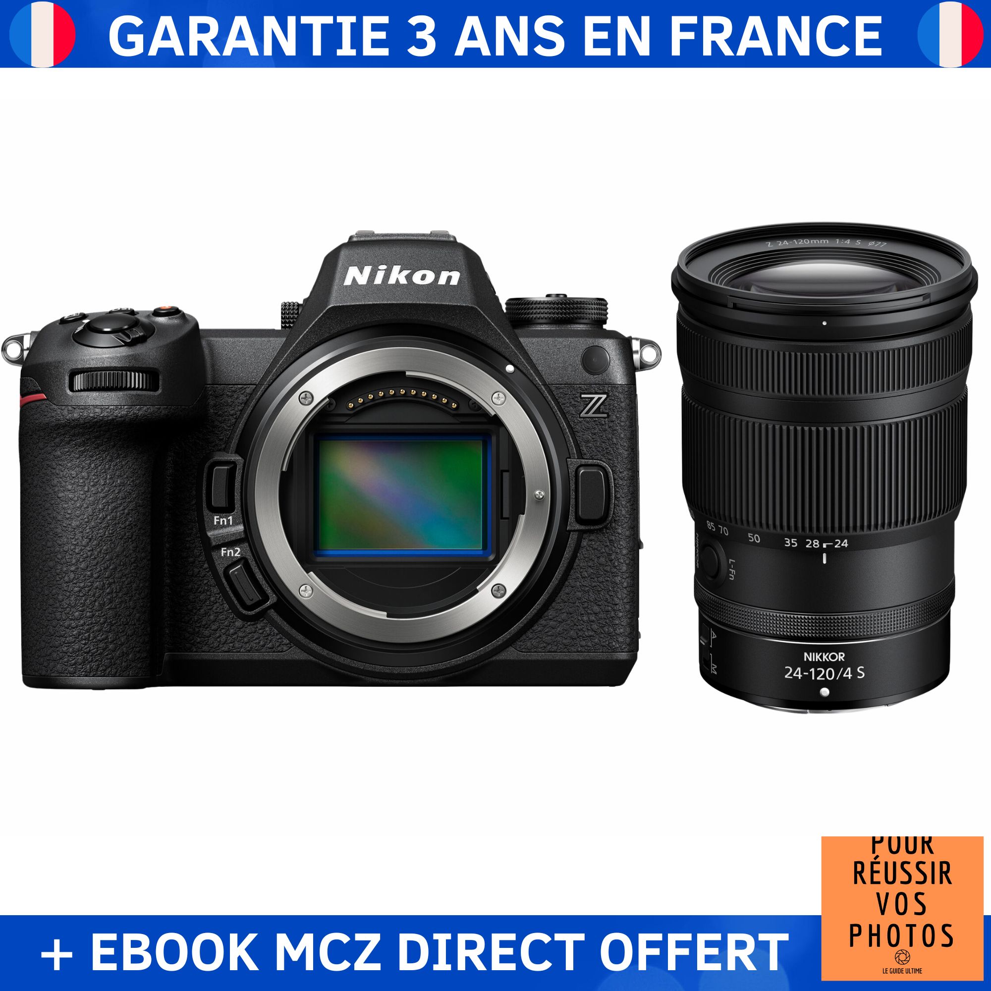 Nikon Z6 III + Z 24-120mm f/4 S Lens + '20 Techniques for Successful Photos' Ebook - Nikon Hybrid Camera