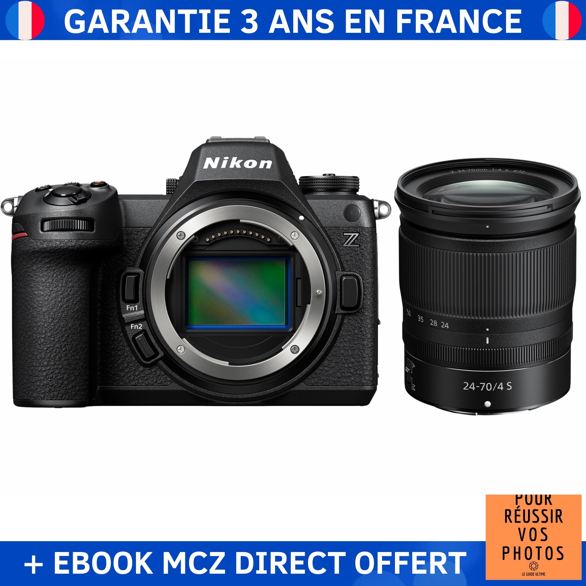 Nikon Z6 III + Z 24-70mm f/4 S + Ebook '20 Techniques pour Réussir vos Photos' - Hybrid Camera Nikon