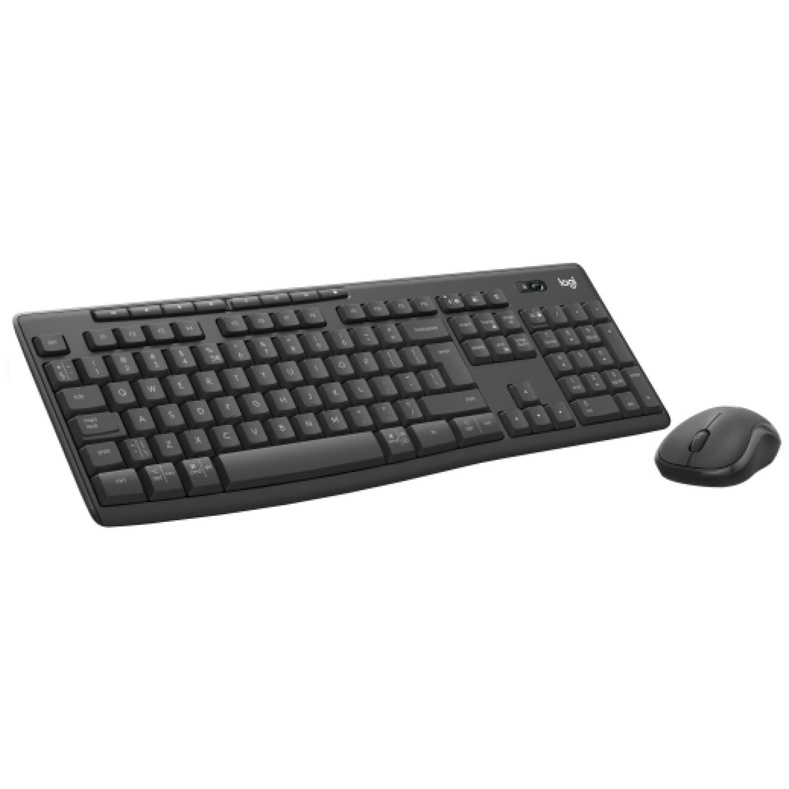Logitech MK370 Business Combo - Wireless Keyboard and Mouse Set - Bluetooth LE - QWERTY - US International - Graphite