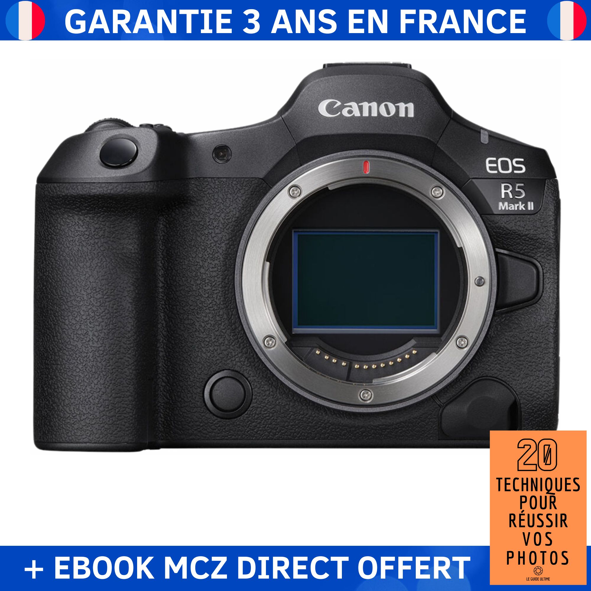 Canon EOS R5 Mark II + ebook '20 técnicas para tener éxito en la fotografía' - Cámara híbrida Canon
