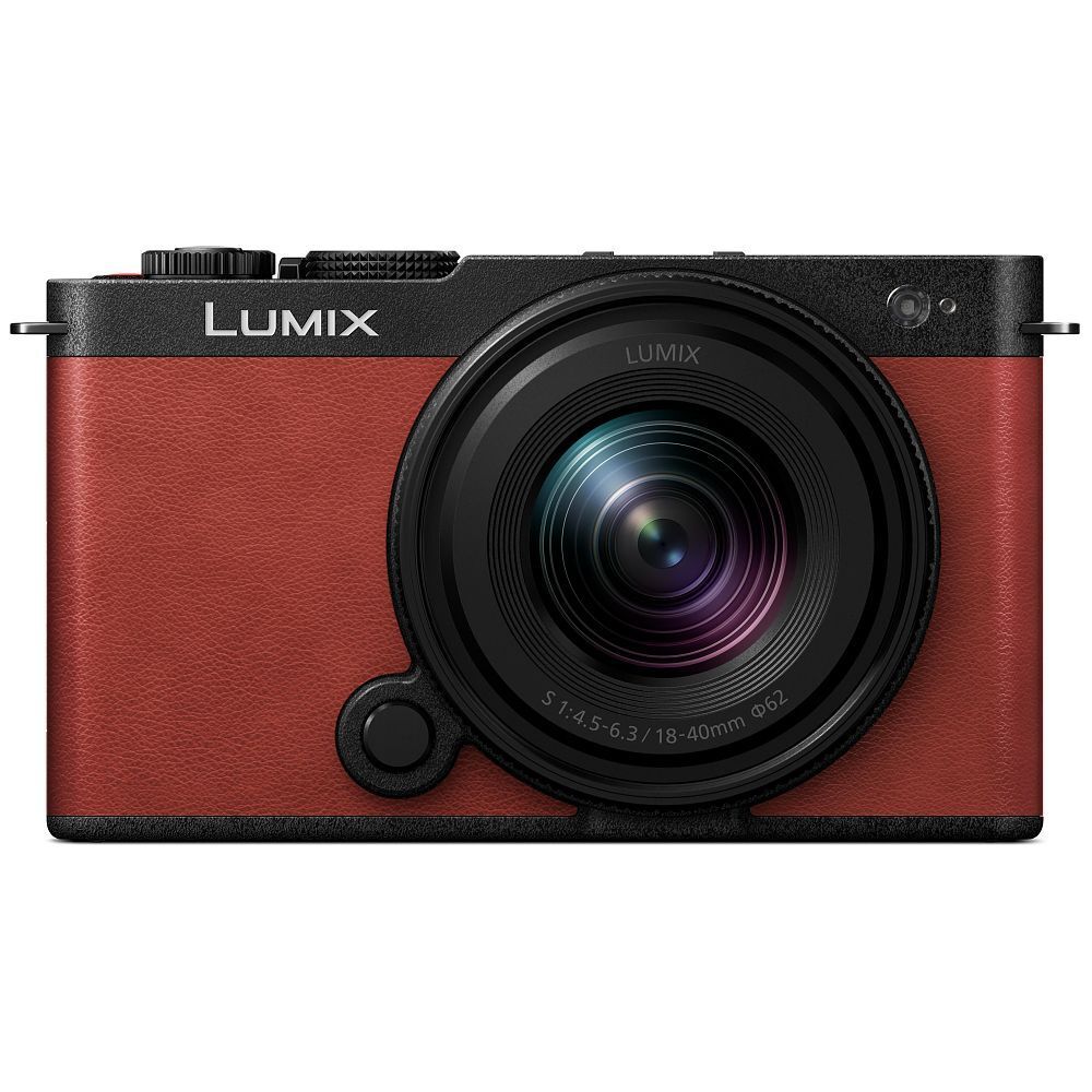 Kit Panasonic Lumix DC-S9, Objetivo 18-40mm F4.5-6.3, Rojo