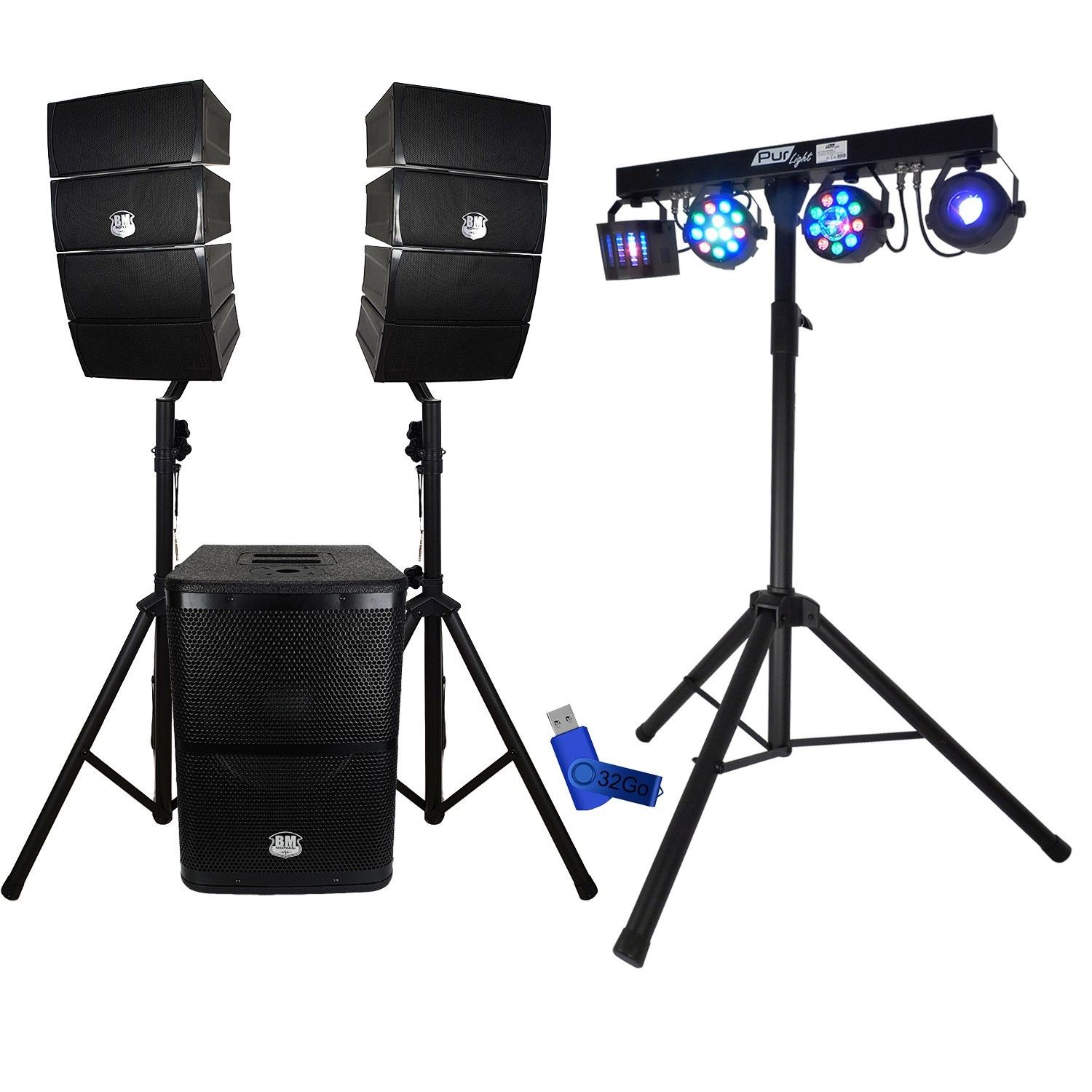 Bm Sonic Pure Array 1000 Speaker Package