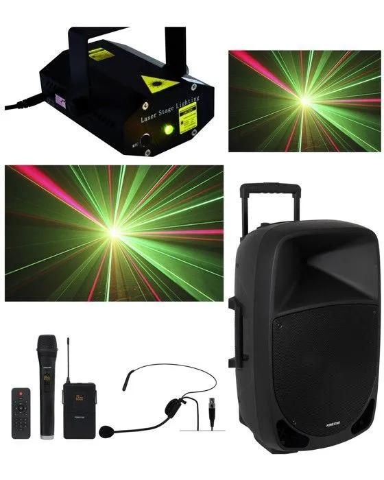 Malibu Portable Speaker - 250W Bluetooth 5.0 Wireless Microphones