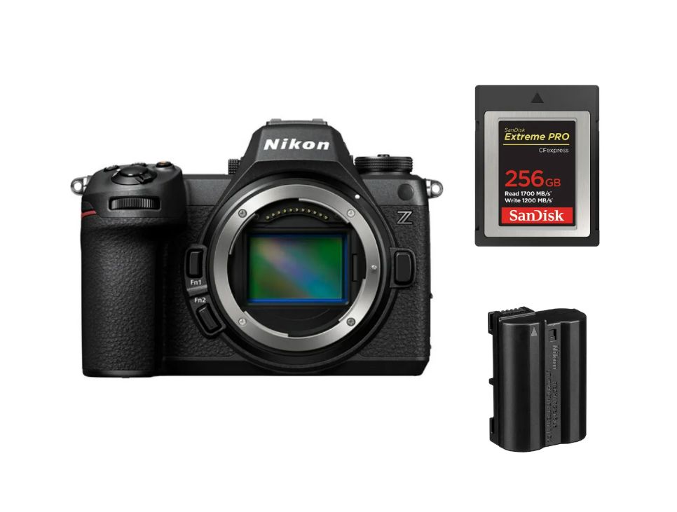 Nikon Z6 III Mirrorless Camera + EN-EL15c Battery + SanDisk 256GB Extreme Pro CFexpress Type B Card