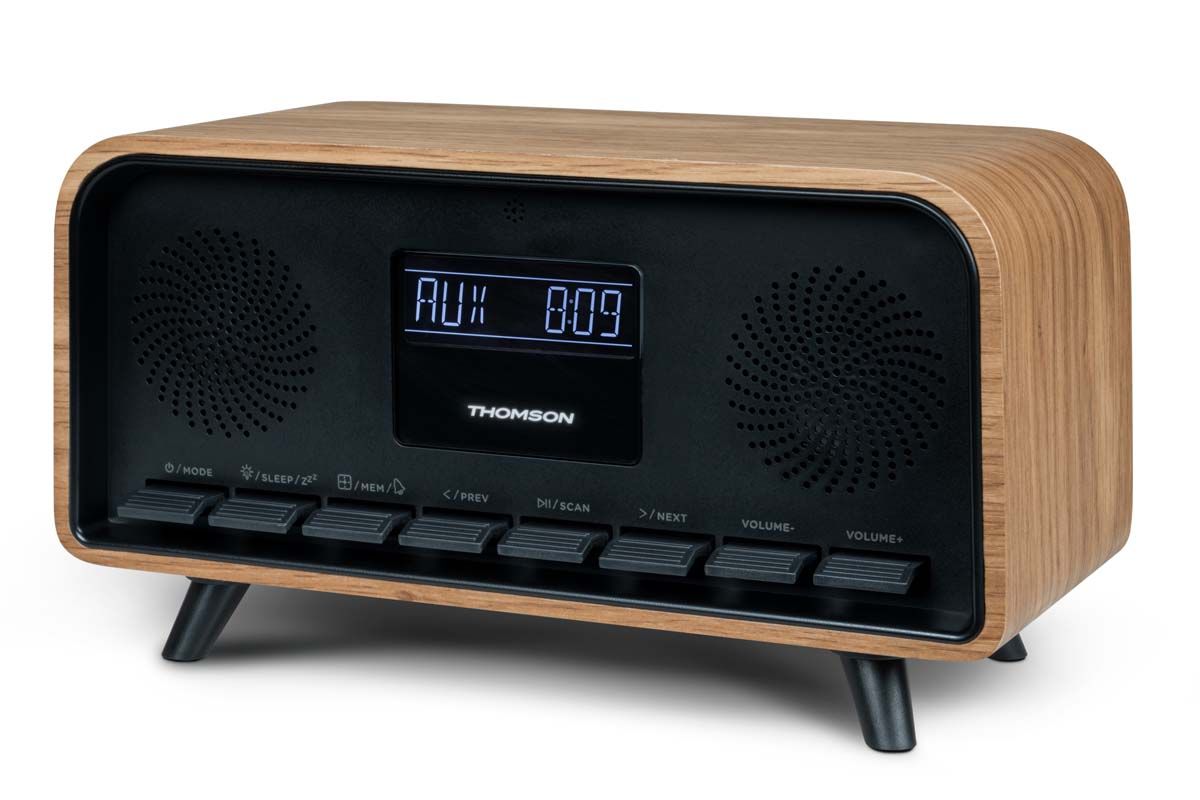 Thomson Vintage Bluetooth Speaker with Alarm RT850BT