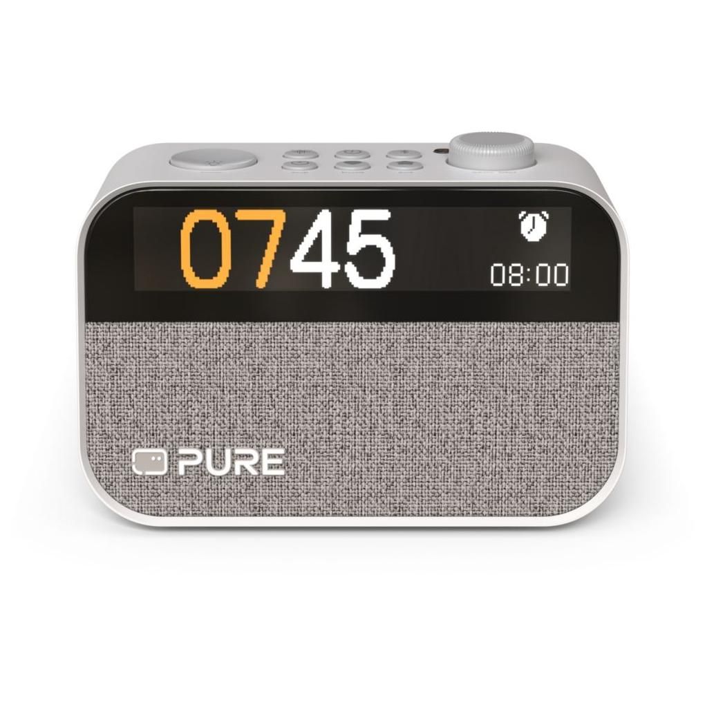 Pure Moment Charge Radio - Wireless Charging Ambient Sleep Companion, Cotton White