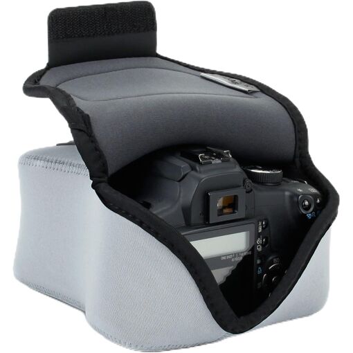 Étui de protection pour appareil photo avec néoprène, boucle de ceinture Holster compatible avec Canon EOS Rebel T7, 850D, D3500, D5600 et plus