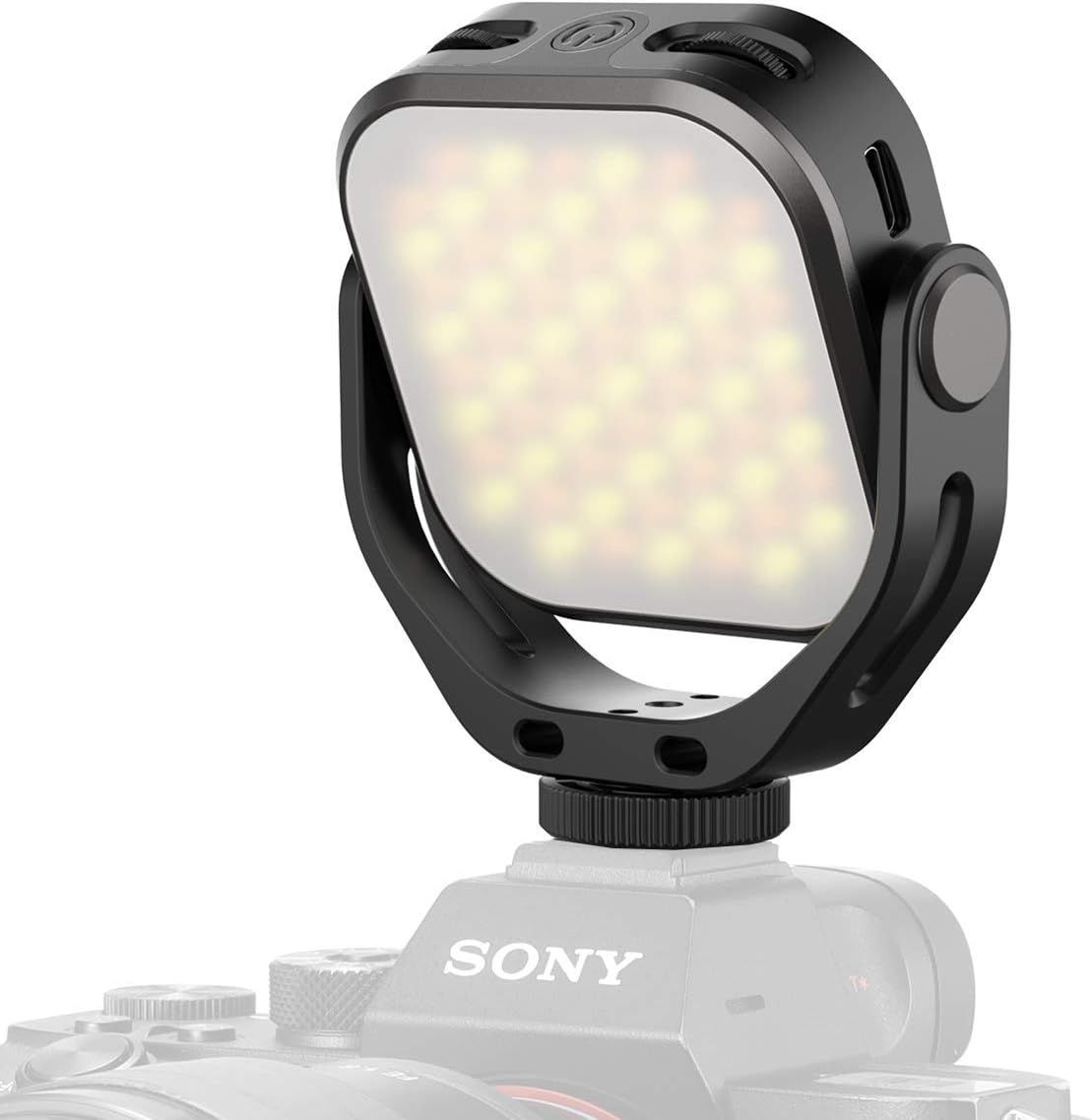 Ulanzi VL66 Mini Rotating LED Light - Bicolour with Adjustable Colour Temperature and USB-C Battery