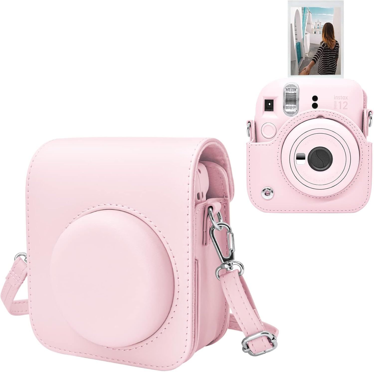 Étui pour appareil photo Fuji Mini 12 - Rose