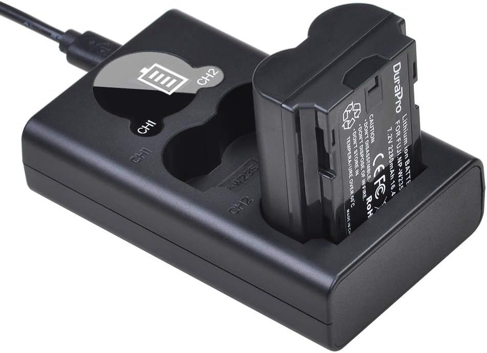 Batterie Fujifilm NP-W235 et chargeur double USB avec port Type C