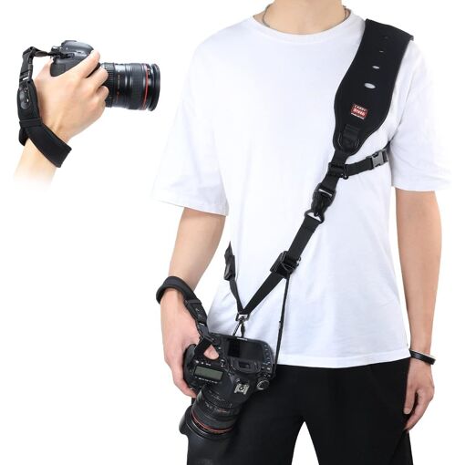 Camera Shoulder Strap and Wrist Strap Kit