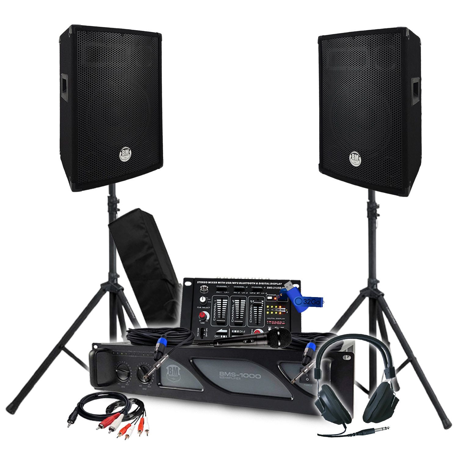 Kit de Sonido BM SONIC 1000W