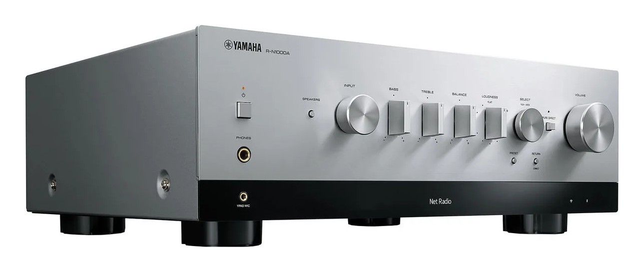 Yamaha RN-1000A Connected Hi-Fi Amplifier - Silver