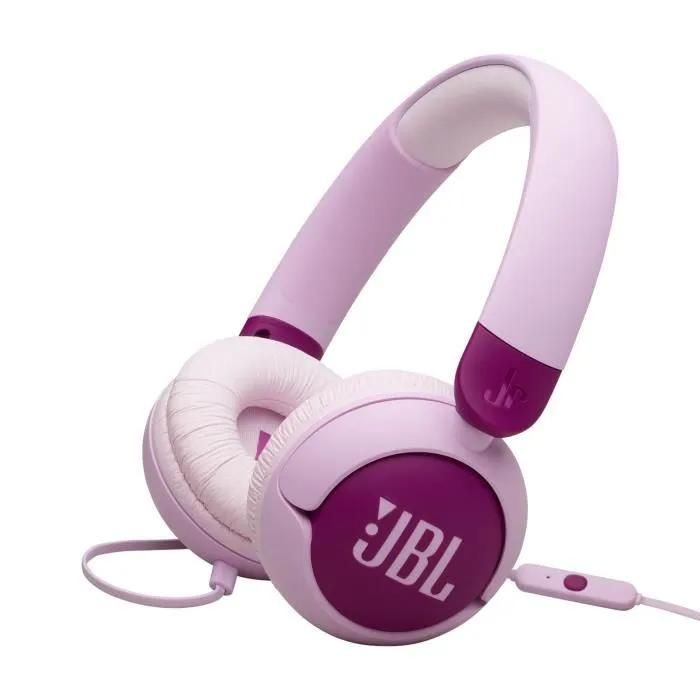 JBL Junior 320 - Wired Headphones with Microphone - Over-ear - 3.5mm Jack - Acoustic Isolation - Purple