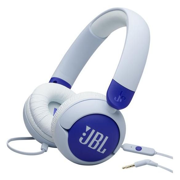 Harman Kardon JBL Junior 320 - Wired Headphones with Microphone - Over-ear - 3.5mm Jack - Acoustic Isolation - Blue