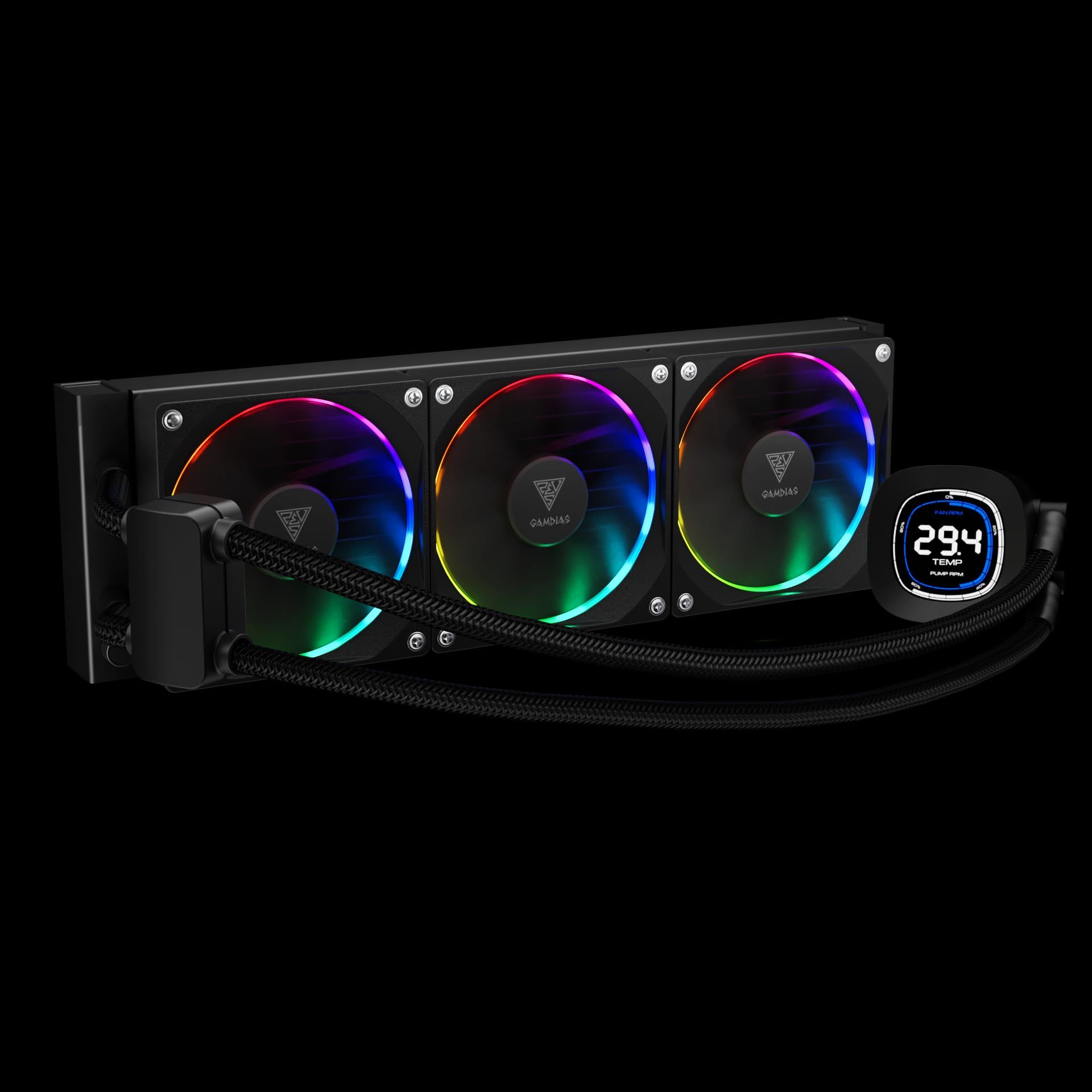 Gamdias Chione M4 RGB 360mm Water Cooling Kit