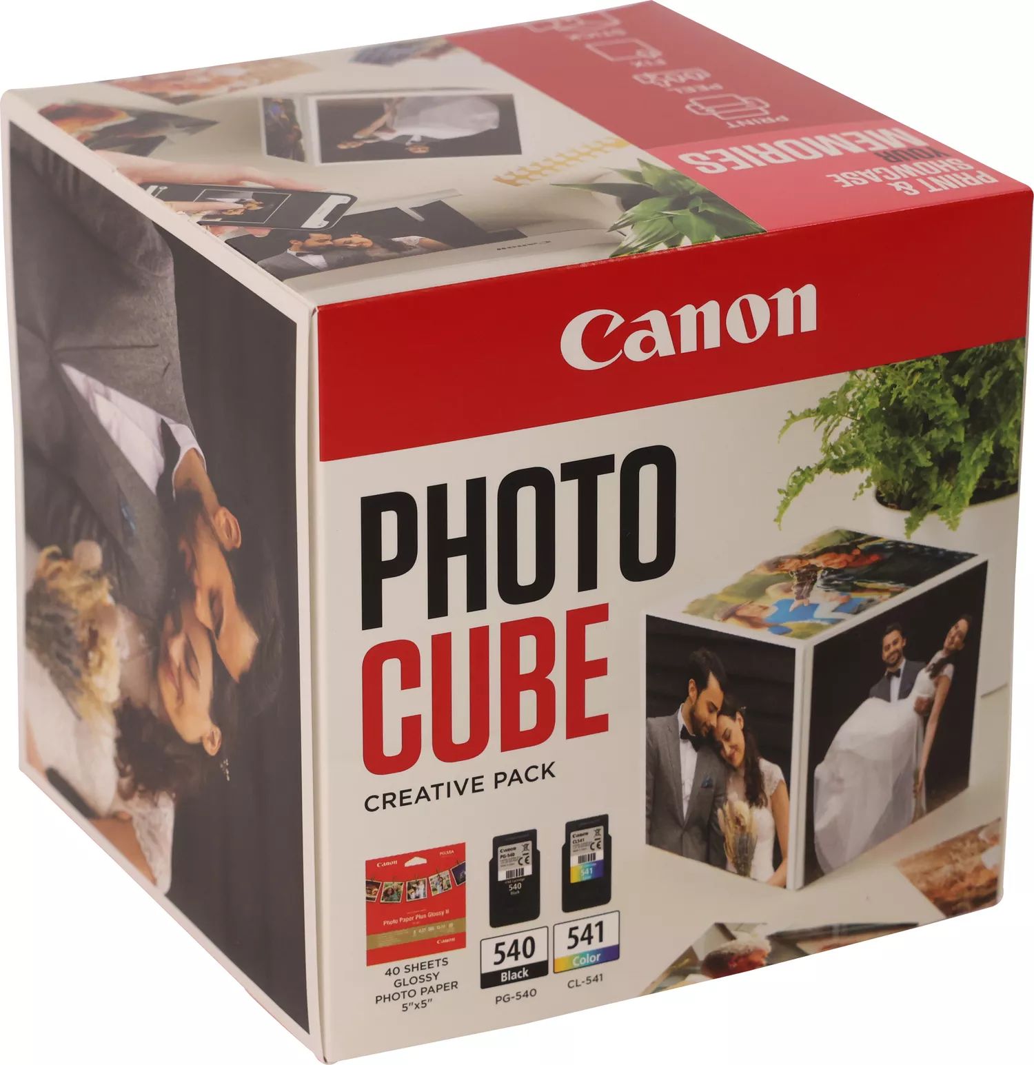 Canon Original Ink Cartridge 5225B016 - Black, Cyan, Magenta, Yellow (4-Pack)