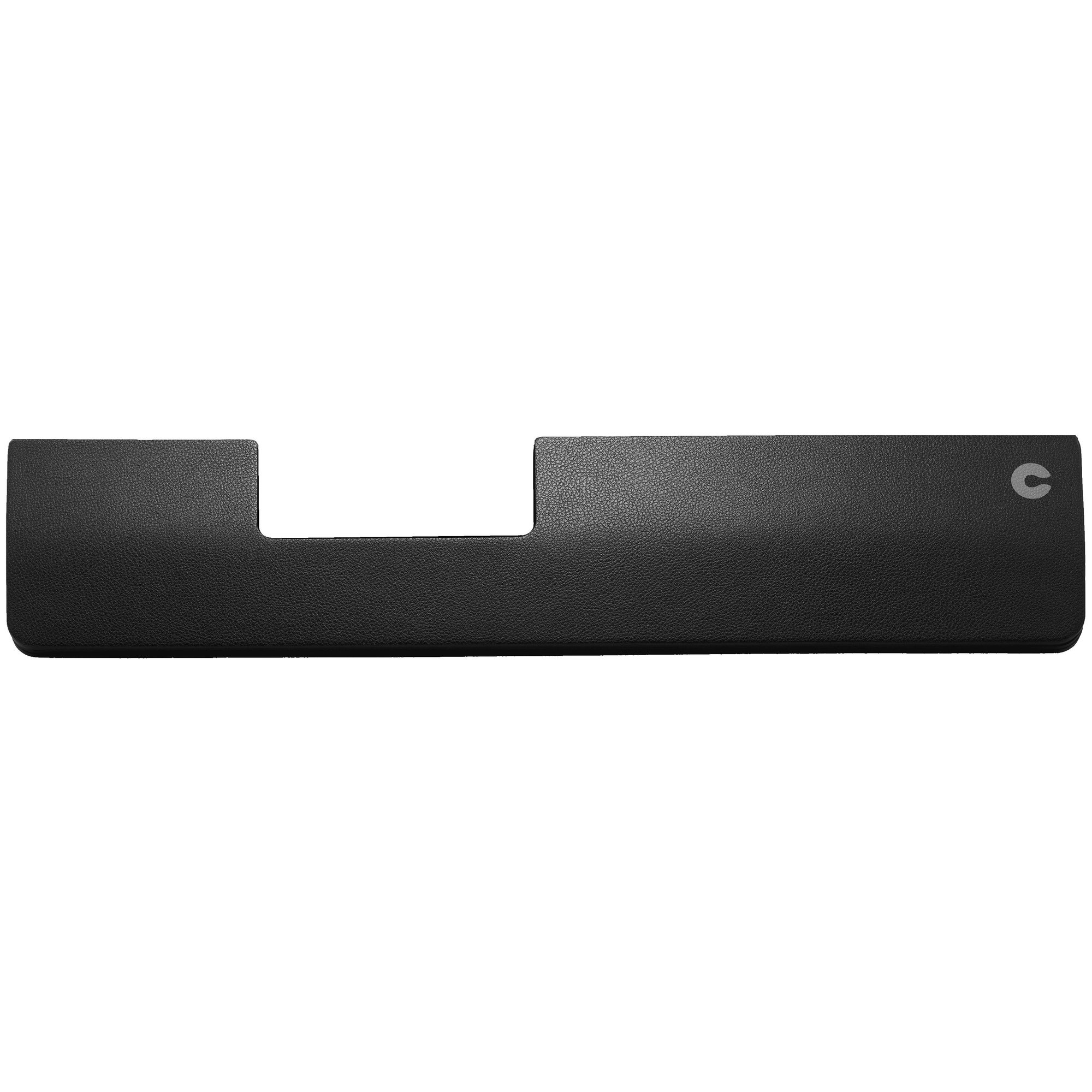 Contour Design Slim Wrist Rest for RollerMouse Pro and SliderMouse Pro - Vegan Leather (Black)
