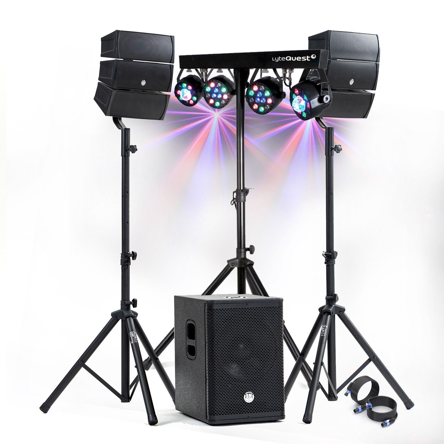 Pack Sono DJ Complet 1000W BM SONIC BMS-12-ARRAY-BT