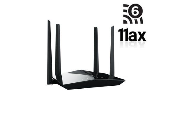 Stonet by Netis Nx10 AX1500 Wireless Dual Band Gigabit Router (Size: 8x4.7x2 in, Color: Black, Capacity: Up to 1.5Gbps)