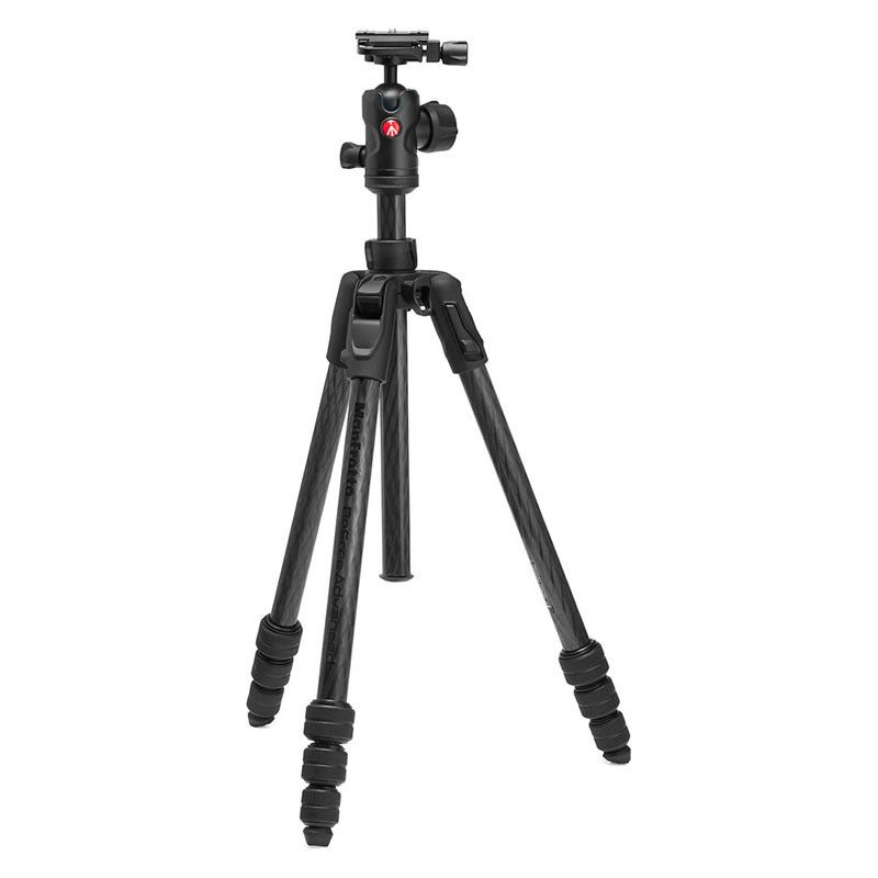 Manfrotto Befree Advanced AS Carbon Fiber Tripod with Quick Release Rings