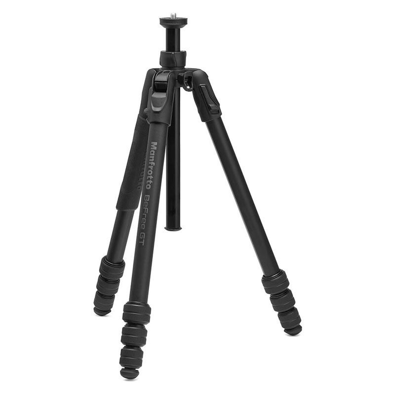 Manfrotto Befree GT PRO Aluminium Tripod (MTBFRTA4GTFB) - Travel Tripod with Head Attachment