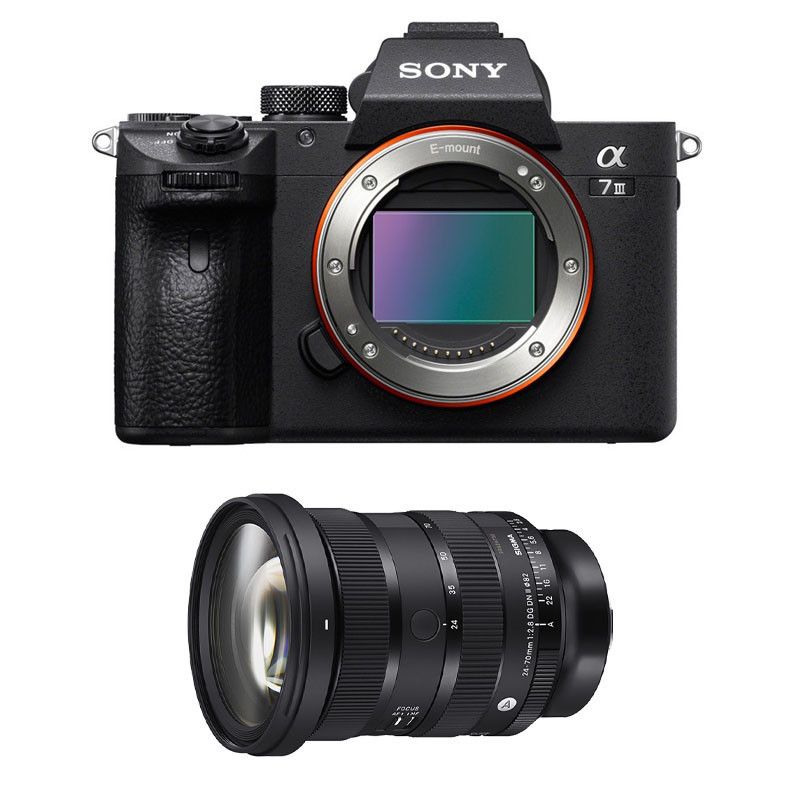 Sony Alpha 7 III + Lente SIGMA 24-70mm f/2.8 DG DN II Art, Garantía de 3 años