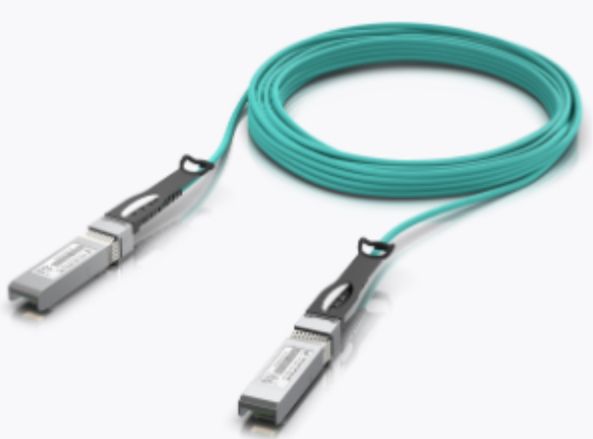 Ubiquiti InfiniBand and Optical Fiber SFP+ Cable, 5m, Aqua
