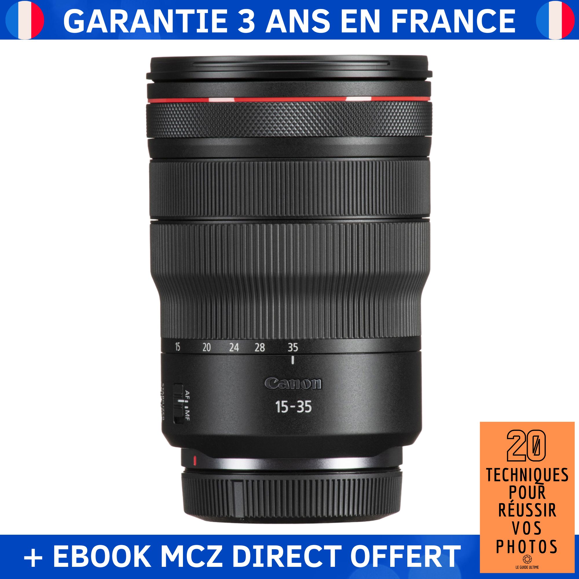 Canon RF 15-35mm f/2.8L IS USM Lens + '20 Techniques for Successful Photos' Ebook - Canon RF Lens