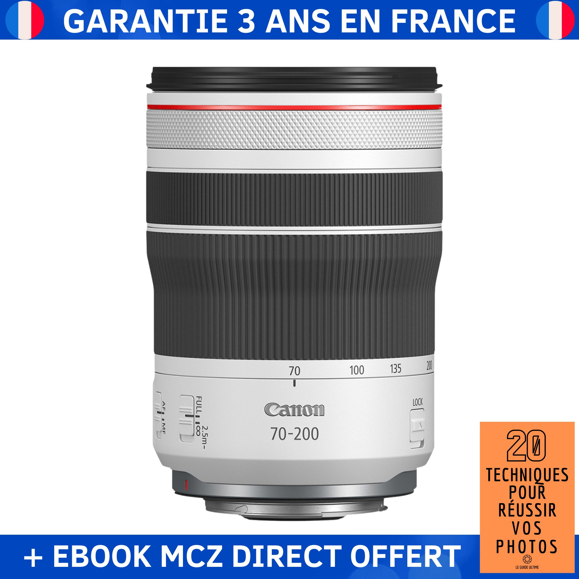 Canon RF 70-200mm f/4L IS USM + Ebook - '20 Techniques for Successful Photos'