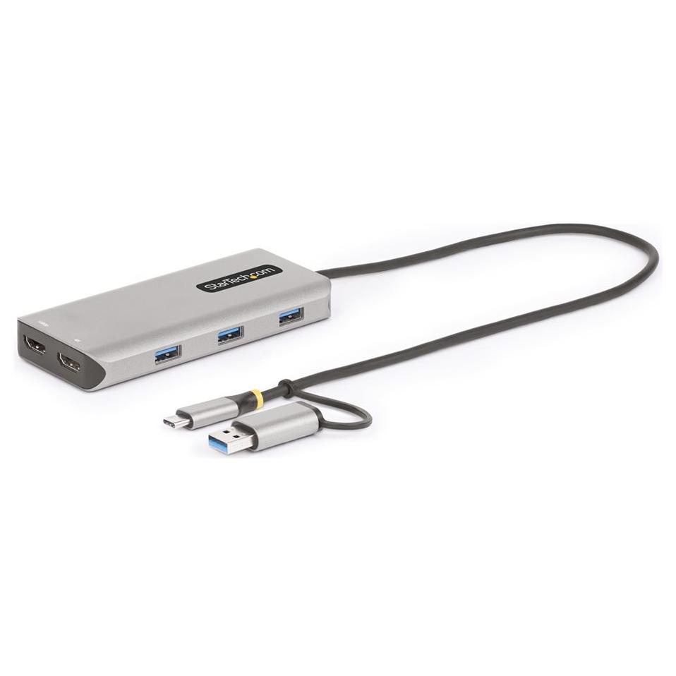 StarTech USB-C Multiport Adapter with Double HDMI (4K/1080p) - Docking Station