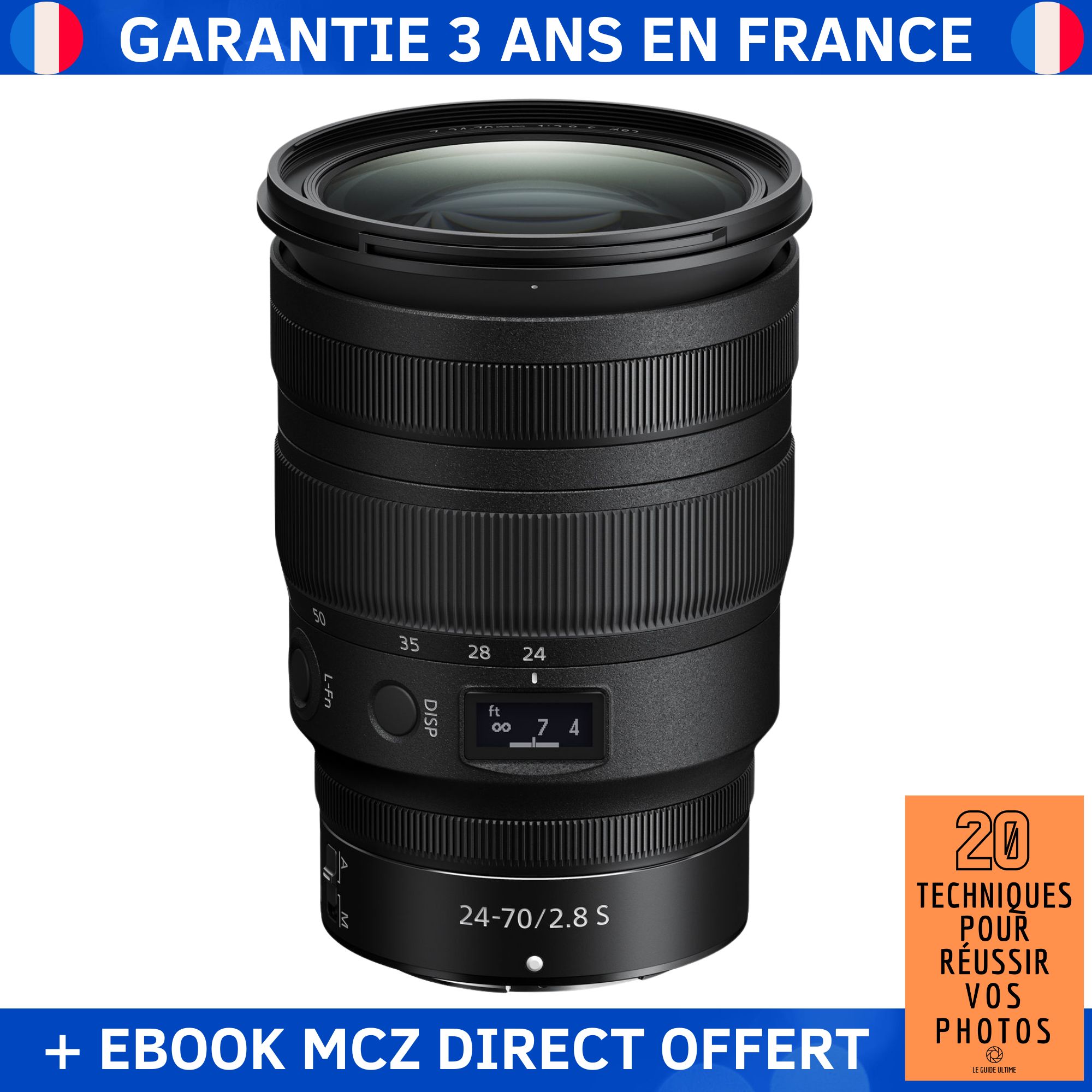 Nikon Z 24-70mm f/2.8 S Lens + '20 Techniques for Succeeding in Your Photos' Ebook - Nikon Z Lens