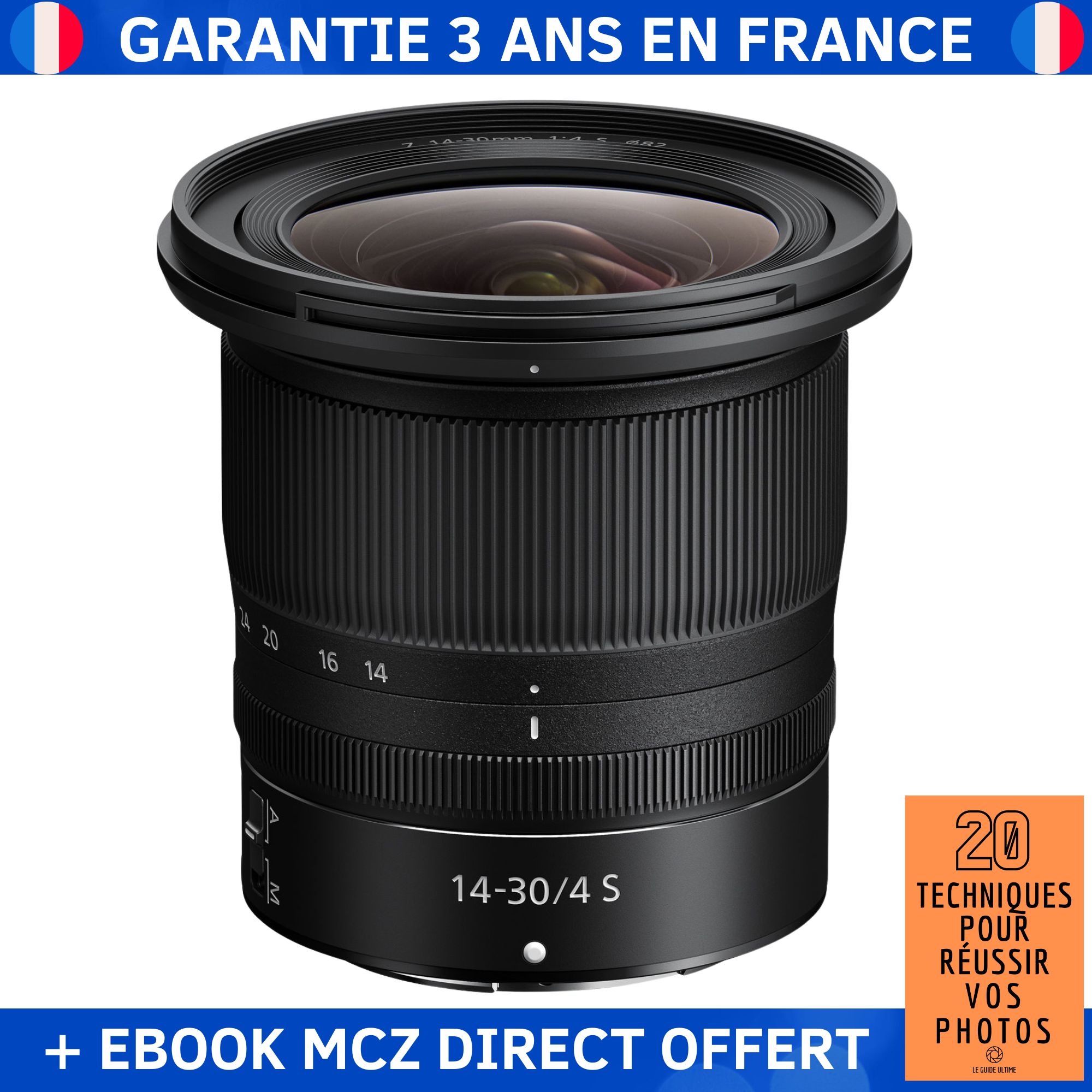 Nikon Z 14-30mm F4 S Lens + '20 Techniques for Success in Photography' Ebook - Nikon Z Lens