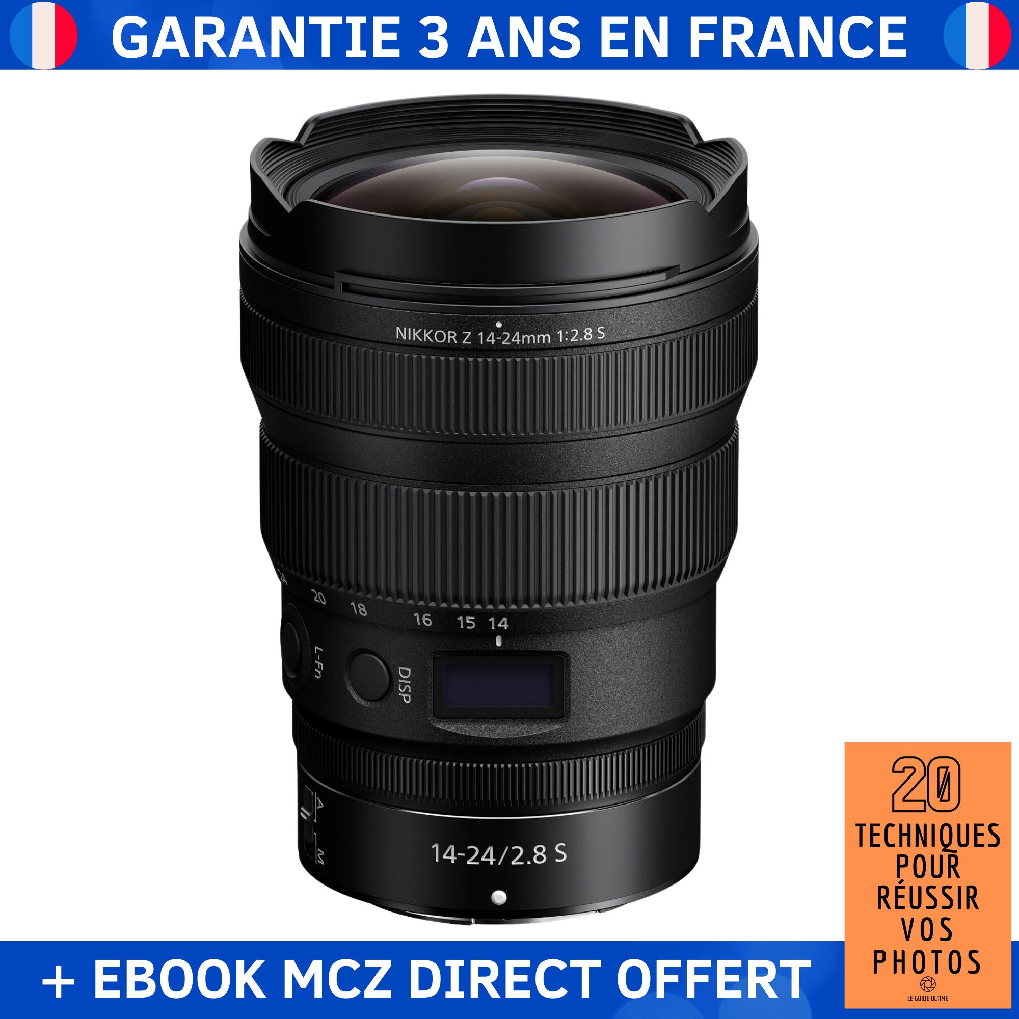 Nikon Z 14-24mm F2.8 S Lens + Ebook '20 Techniques for Succeeding in Your Photos' - Nikon Z Lens