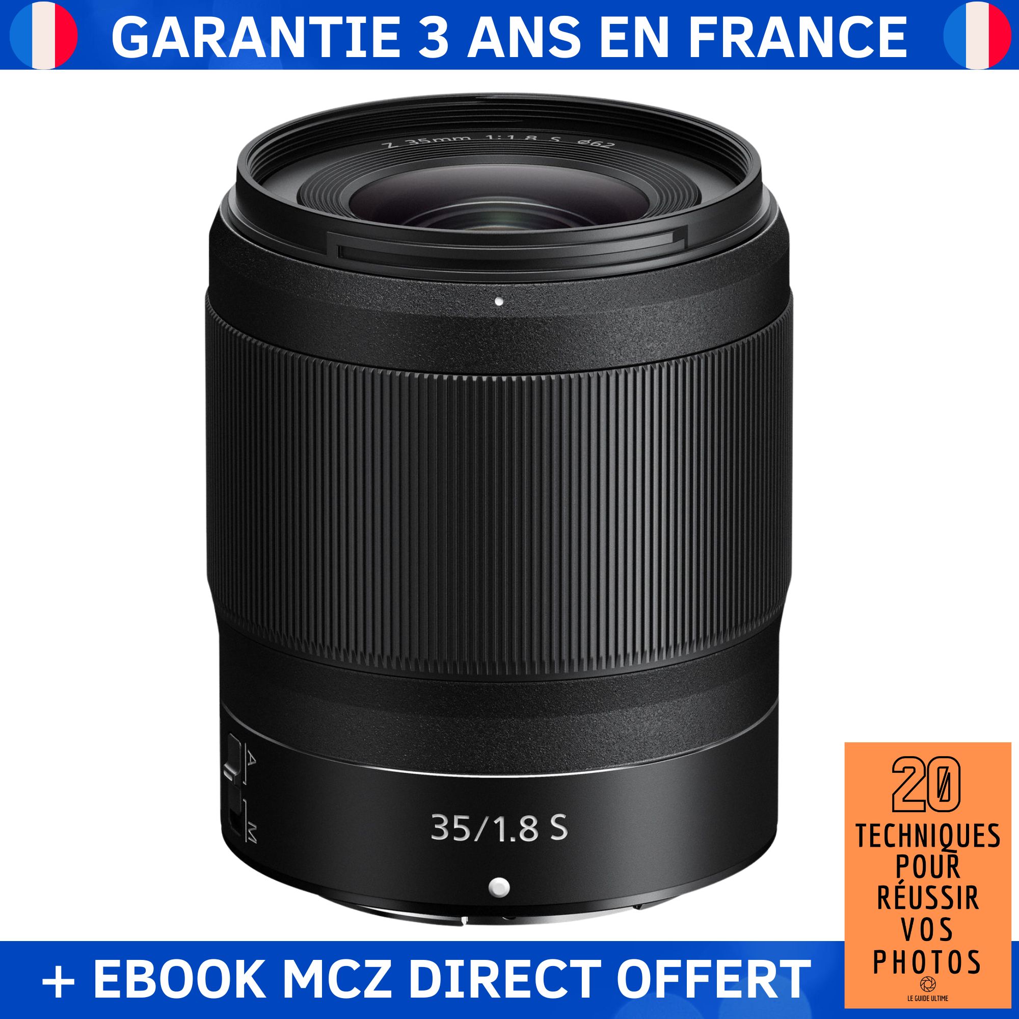 Nikon Z 35mm F1.8 S Lens + '20 Techniques for Successful Photos' Ebook - Nikon Z Lens